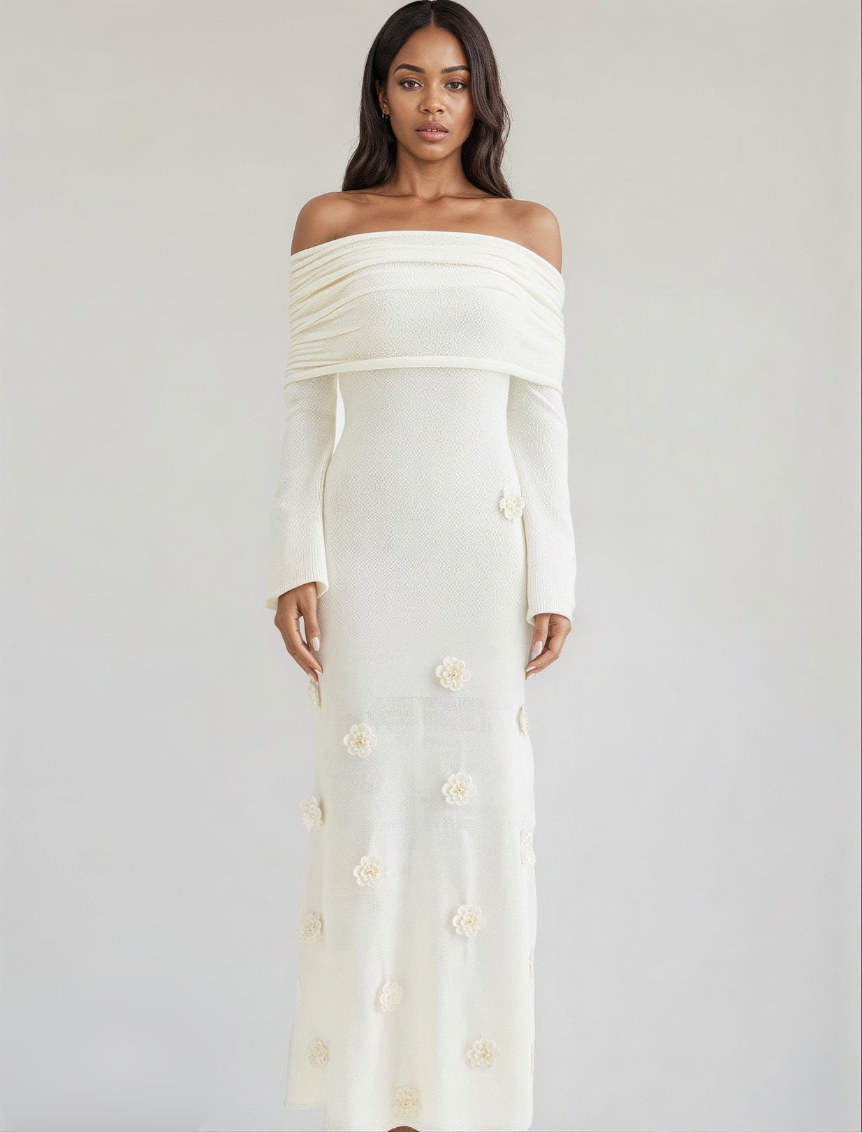 Alessia Off-Shoulder Maxi Dress