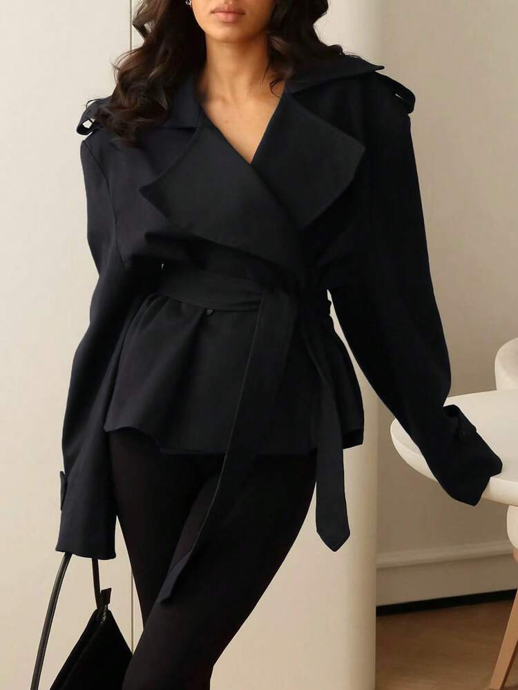 Naomi Sculpted Trench Jacket