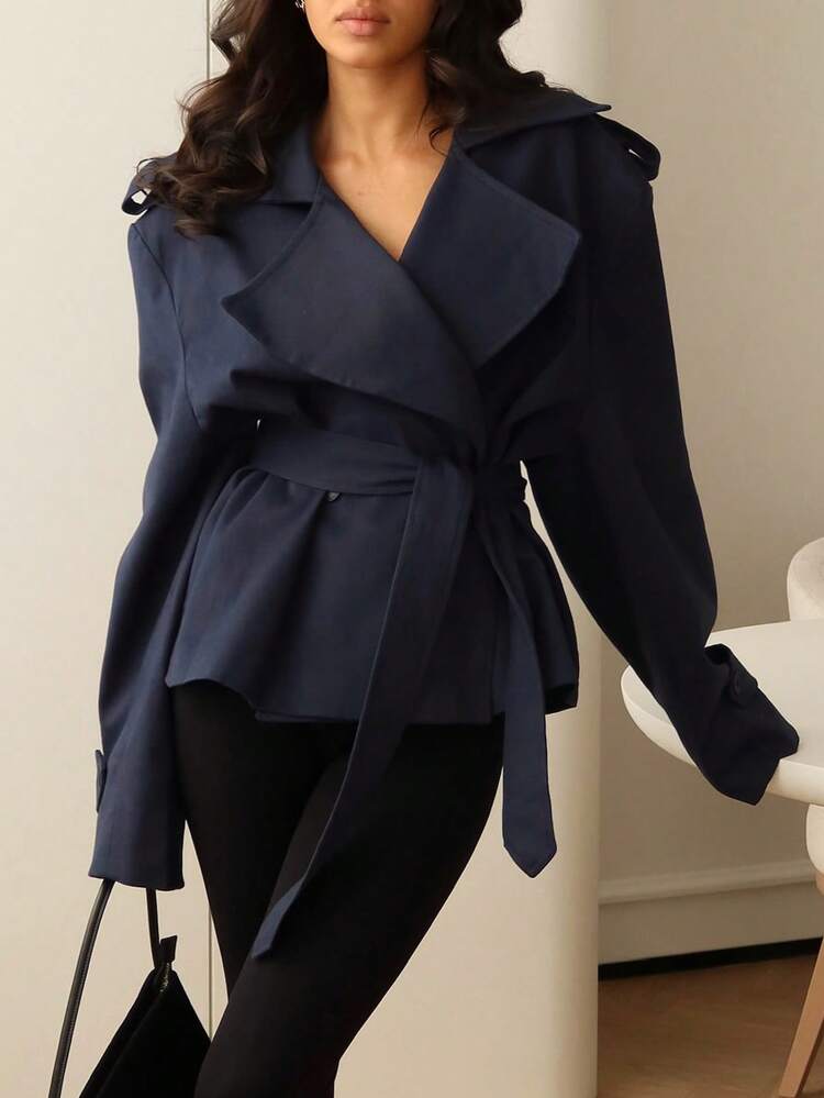 Naomi Sculpted Trench Jacket