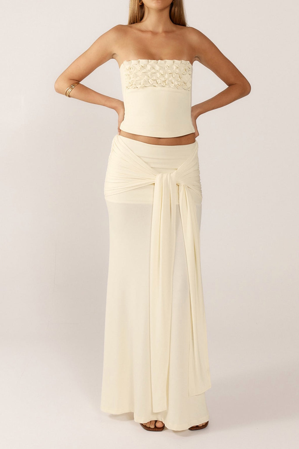 Jude Amara Luxe Bandeau & Maxi Skirt Set