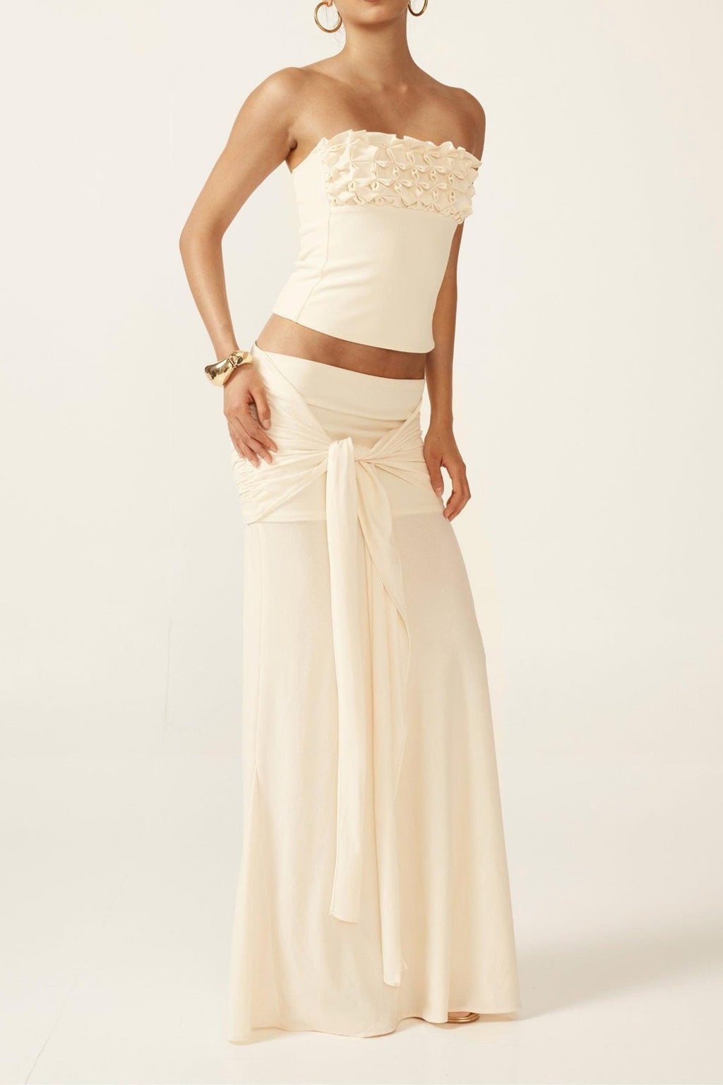 Jude Amara Luxe Bandeau & Maxi Skirt Set