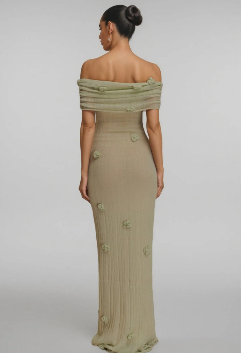 Alessia Off-Shoulder Maxi Dress