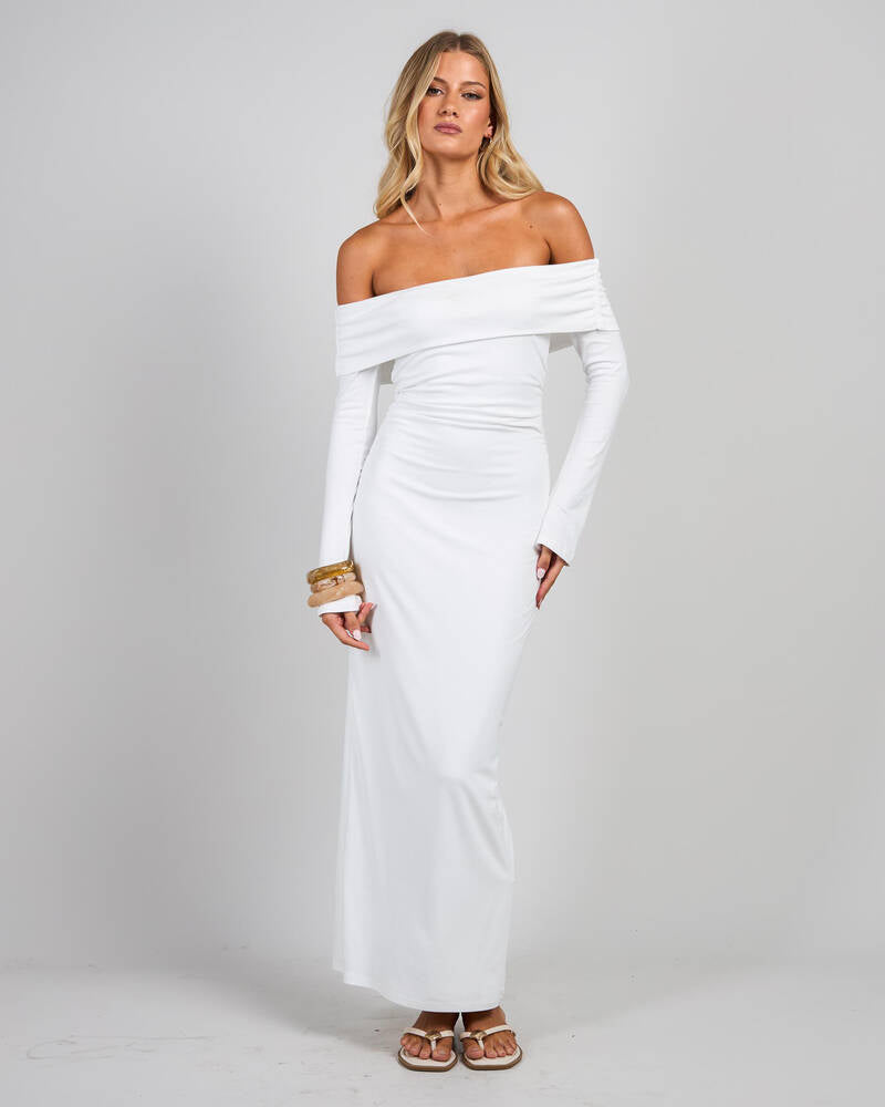 Mira Off-Shoulder Maxi Dress