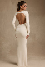 Valora Open Back Sculpt Maxi Dress