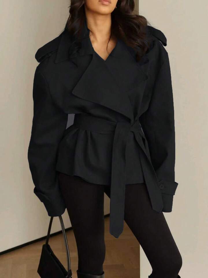 Naomi Sculpted Trench Jacket